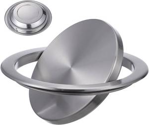 lot 5121 image: Cabilock Flush Trash Can Lid w Swing Flap 8.26x8.26x1.29
