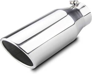 lot 5125 image: LCGP Bolt On Diesel Exhaust Tip 4, 6 Outlet, 15 Long