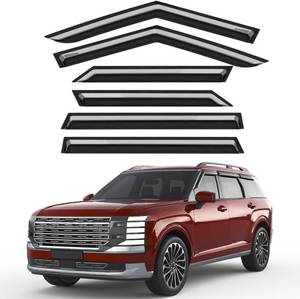 lot 5140 image: $47 6pcs Outside-Mount Window Rain Guards for Hyundai Palisade 2026
