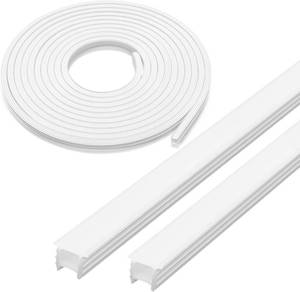 lot 5142 image: Baquler LED Channel 16.4ft5m 10x10mm White Waterproof 6mm LED