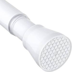 lot 5163 image: MEXAU Shower Curtain Rod 45-77 in 78 Tension Rod Adjustable
