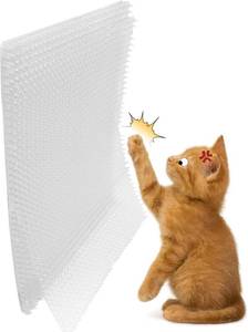 lot 5172 image: 24 Pack Cat Scat Mat, 13x16 Inch Deterrent with 0.5 Inch Spikes