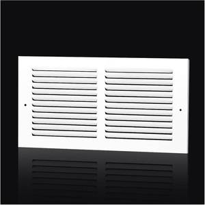 lot 5189 image: 12x6 Return Air Vent Cover for 12x6 Duct Opening, Solid Steel