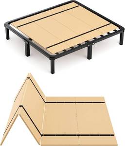 lot 5202 image: $72 Imperius Foldable Box Spring, Bunkie Board, Queen 80x57
