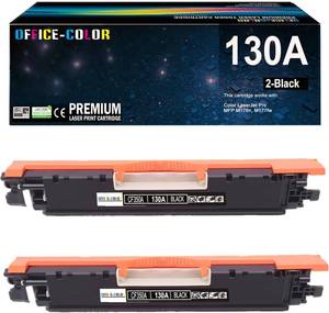 lot 5217 image: $50 130A Black Toner Cartridges for HP CF350A M177fw (2-Pack)