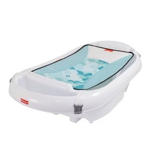 lot 5228 image: Fisher-Price Newborn to Toddler Bath Tub - White