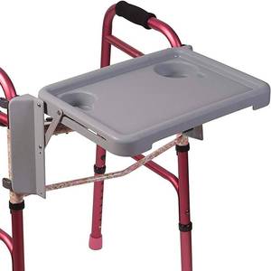 lot 5231 image: DMI Walker Tray for Rollators, Folding Mobility Tray, 16x11.8 in