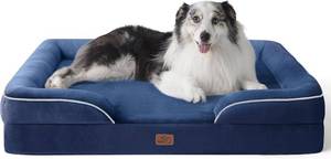 lot 5240 image: $75 Bedsure Orthopedic Dog Bed for Extra Large Dogs - XL, Washable