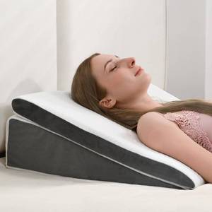 lot 5273 image: Vekkia 2Pcs Wedge Pillow for Sleep Apnea, Acid Reflux