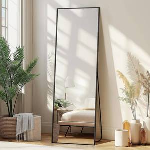 lot 5286 image: Delma Full Length Mirror with Stand, Aluminium Frame 56x15, see note