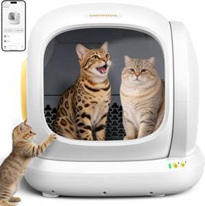 lot 5309 image: $250 MeoWant Self-Cleaning Cat Litter Box 75L Extra Large Automatic
