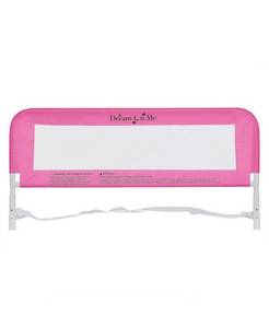lot 5336 image: Dream On Me Lightweight Mesh Bed Rail, Adjustable, Pink, One Size