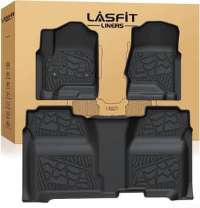 lot 5344 image: $126 LASFIT Floor Mats for Chevrolet SilveradoSierra Crew Cab 1st Row