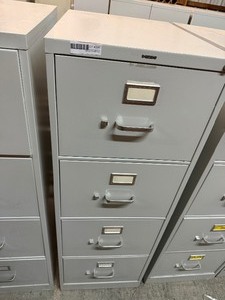 lot 268 image: HON 4-DRAWER FILING CABINET