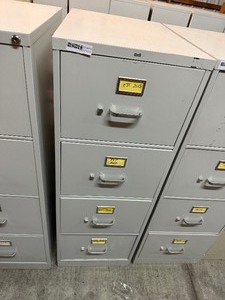 lot 269 image: HON 4-DRAWER FILING CABINET
