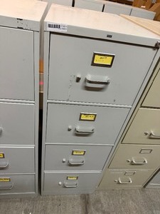 lot 270 image: HON 4-DRAWER FILING CABINET