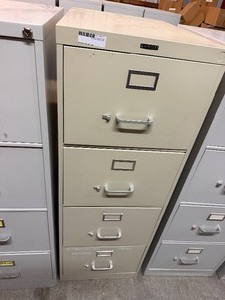 lot 271 image: ANDERSON HICKEY 4-DRAWER FILING CABINET   52 T X 18 W X 26 D