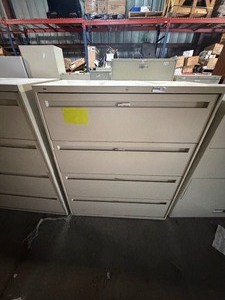 lot 292 image: HON 4-DRAWER LATERAL FILING CABINET