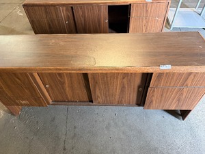 lot 308 image: WOOD OFFICE STORAGE THINGY