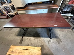 lot 311 image: WOOD TABLE