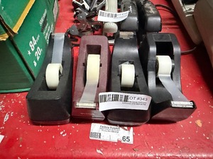 lot 343 image: 4) TAPE DISPENSERS