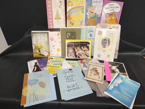 lot 281 image: Mixed Greeting Cards Collection Birthday, Thank You, Graduation