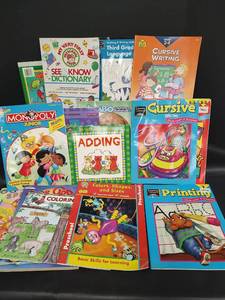 lot 286 image: Childrens Educational Activity Books, Coloring and Workbooks