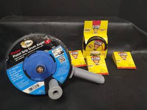 lot 290 image: Cobra Power Pistol Grip Drum Auger and d-CON Mouse Bait Stations