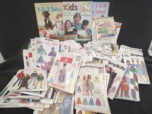 lot 293 image: Pattern Lot, Childrens Clothes, Crafts, Young Ladies, Womans and More