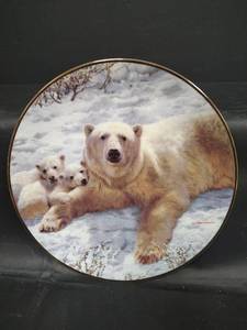 lot 314 image: Limited Edition Carl Brenders Bradford Exchange A Family Affair Collector Plate, Numbered