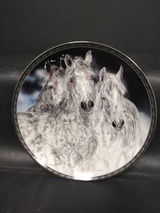 lot 408 image: Bradford Exchange The Vanishing by Judy Larson Collector Plate, Numbered