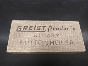 lot 453 image: Greist Rotary Buttonholer with Multiple Attachment Templates