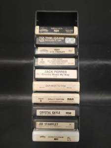 lot 461 image: Classic Rock and Country 8-Track Tapes