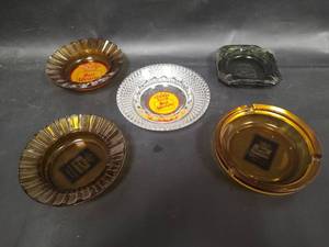 lot 499 image: Vintage Best Western Hotel Glass Ashtray Collection