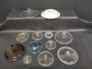lot 505 image: Assorted Glass Lids