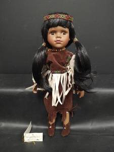 lot 510 image: Anastasia Collection Pocahontas Porcelain Doll