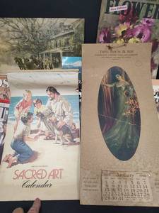 lot 528 image: Vintage Calendar, Magazine and Art Books