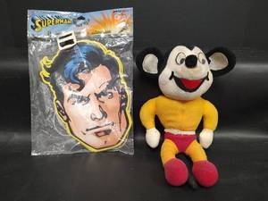 lot 544 image: Vintage Mighty Mouse Toy and Superman Party Mask