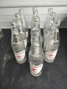 lot 617 image: Vintage Player #14 Husker Seward, Nebraska ACL Soda Bottles