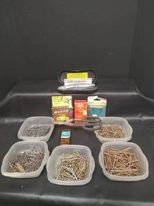 lot 632 image: Mixed Hardware Lot & Cold Heat Soldering Tool (not tested)