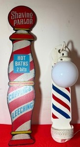 lot 20 image: Barber Shop Decor - Please Read Description