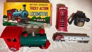 lot 31 image: Vintage Toys - Tricky Action Locomotive and MORE