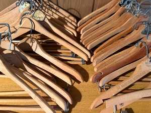 lot 53 image: Wooden Hangers