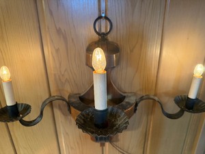 lot 87 image: Large Vintage Wall Lamp, Approx 18