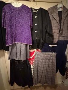 lot 207 image: Vintage Clothing - Misc StylesSizesBrands, Please See Pictures for Variety