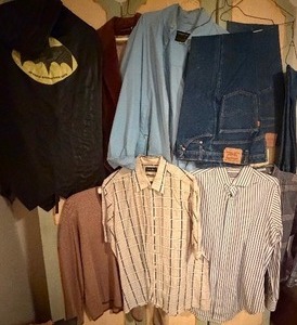 lot 208 image: Vintage Clothing - Misc StylesSizesBrands, Please See Pictures for Variety