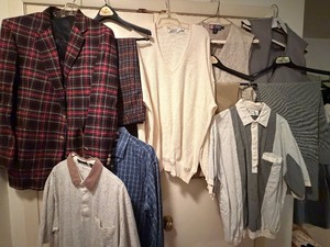 lot 211 image: Vintage Clothing - Misc StylesSizesBrands, Please See Pictures for Variety