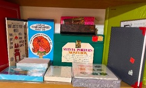 lot 119 image: Stationary, Cards, Photo Albums and Metal Money Box