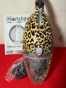 lot 124 image: Monster HandyStick 2-Way Leopard Print Vacuum, New