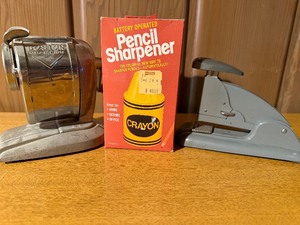 lot 164 image: Vintage Pencil Sharpeners and Stapler